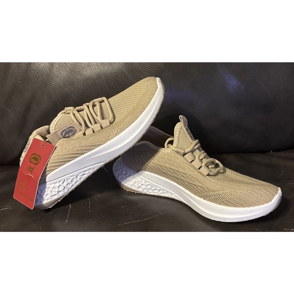 Ecko Red Mesh Sneakers Girls Size 2Y Tan Athletic Running Shoes NWT